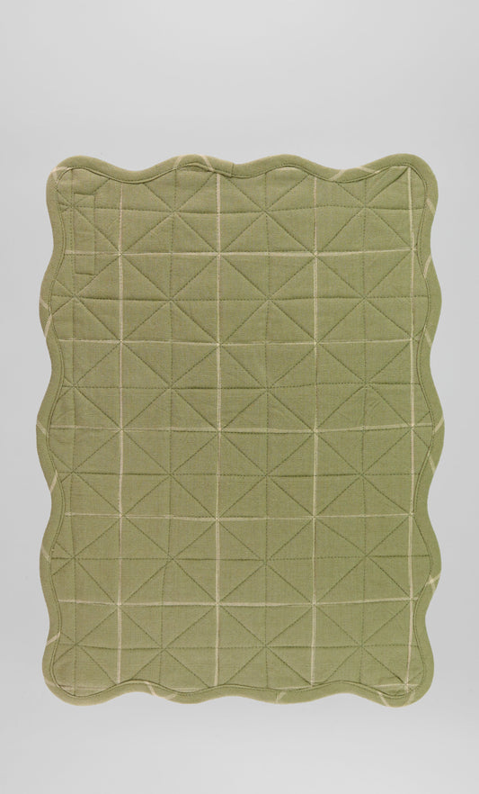 SET DE 2- INDIVIDUAL NUBE VERDE