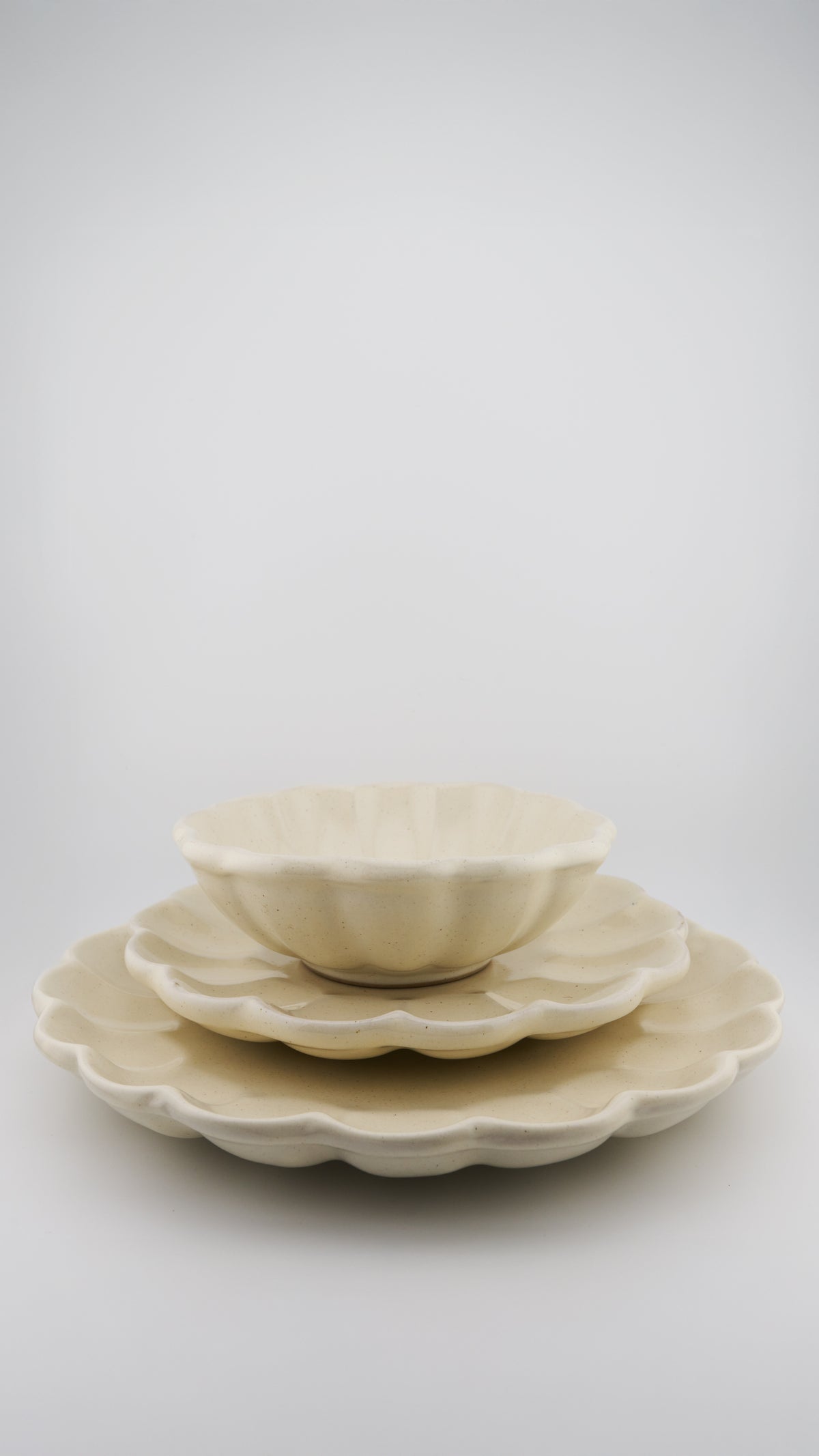SET DE 4 - AMAPOLA LECHE - By Saudara