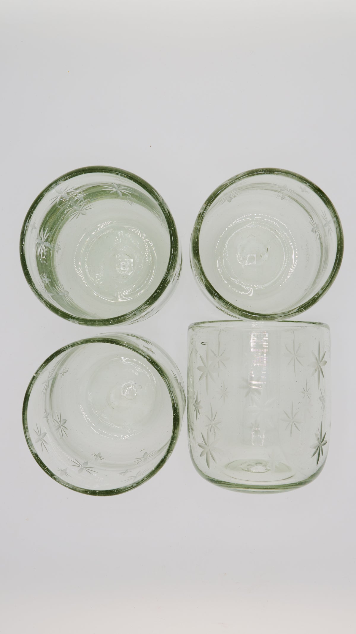 SET DE 4 - VASO GRANDE ESTRELLAS