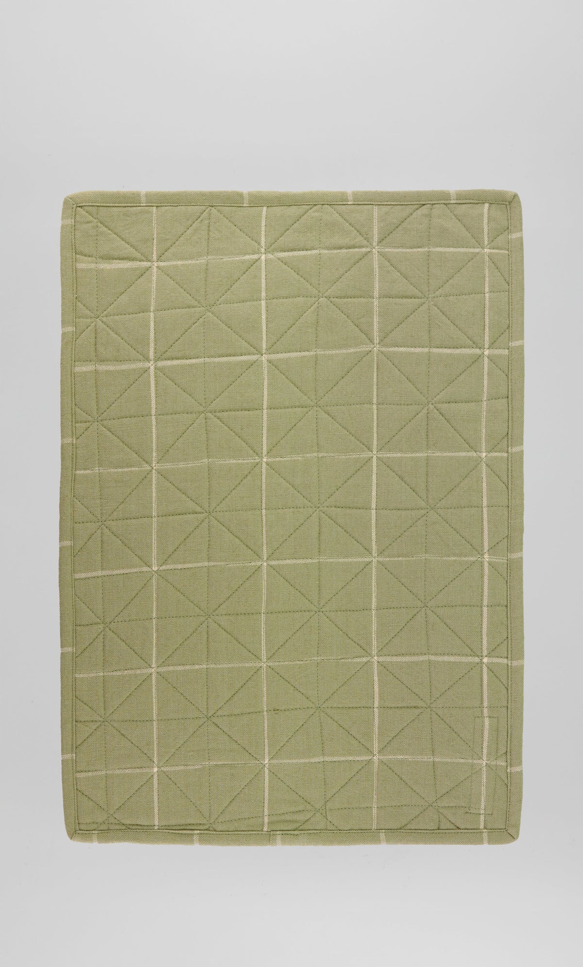 SET OF 2 - RECTANGULAR GREEN PLACEMATS