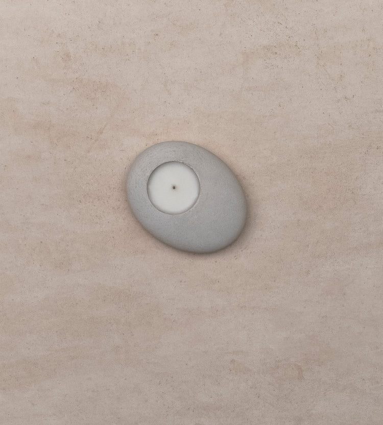 Vela Piedra Concreto